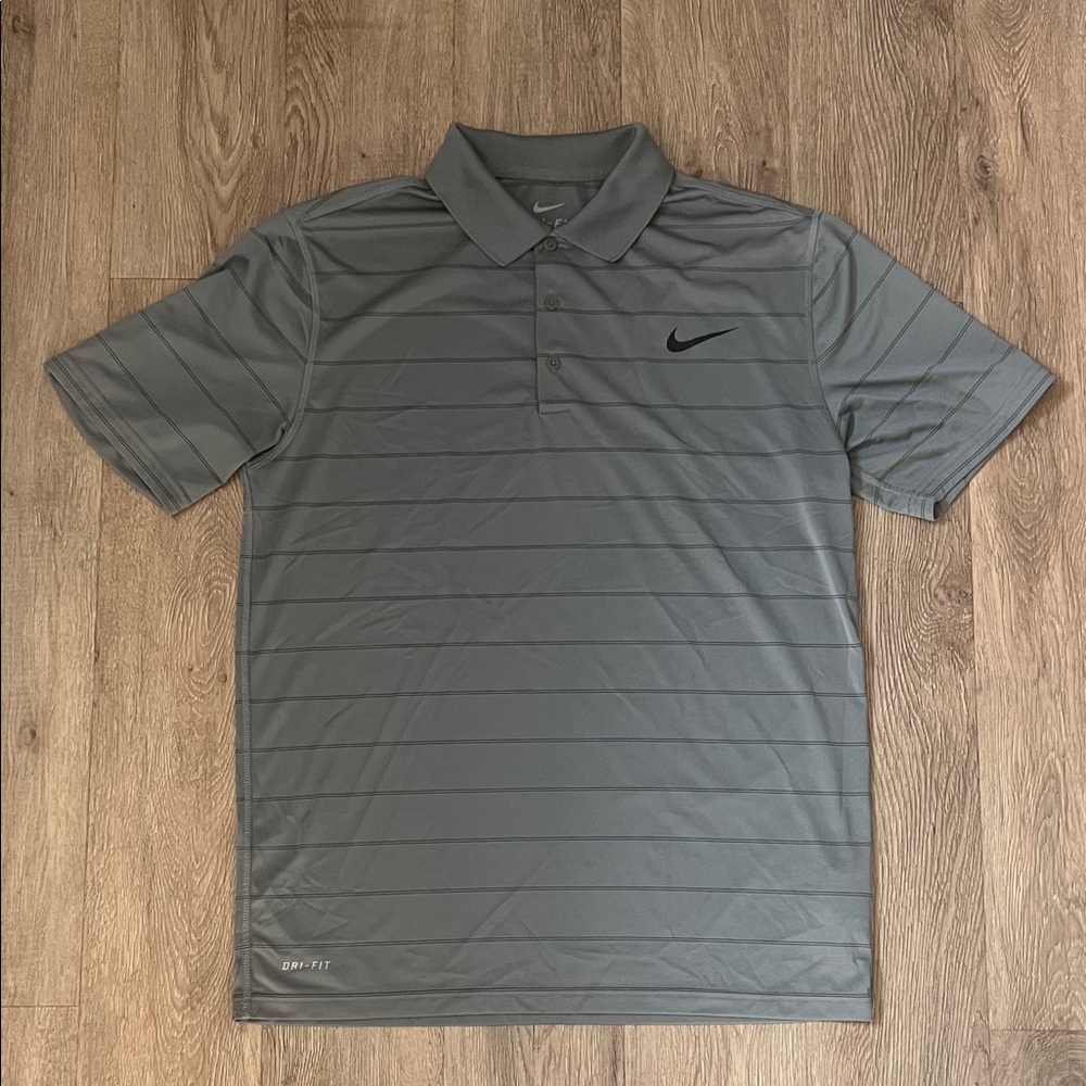 Nike Men's Charcoal Polo Shirt